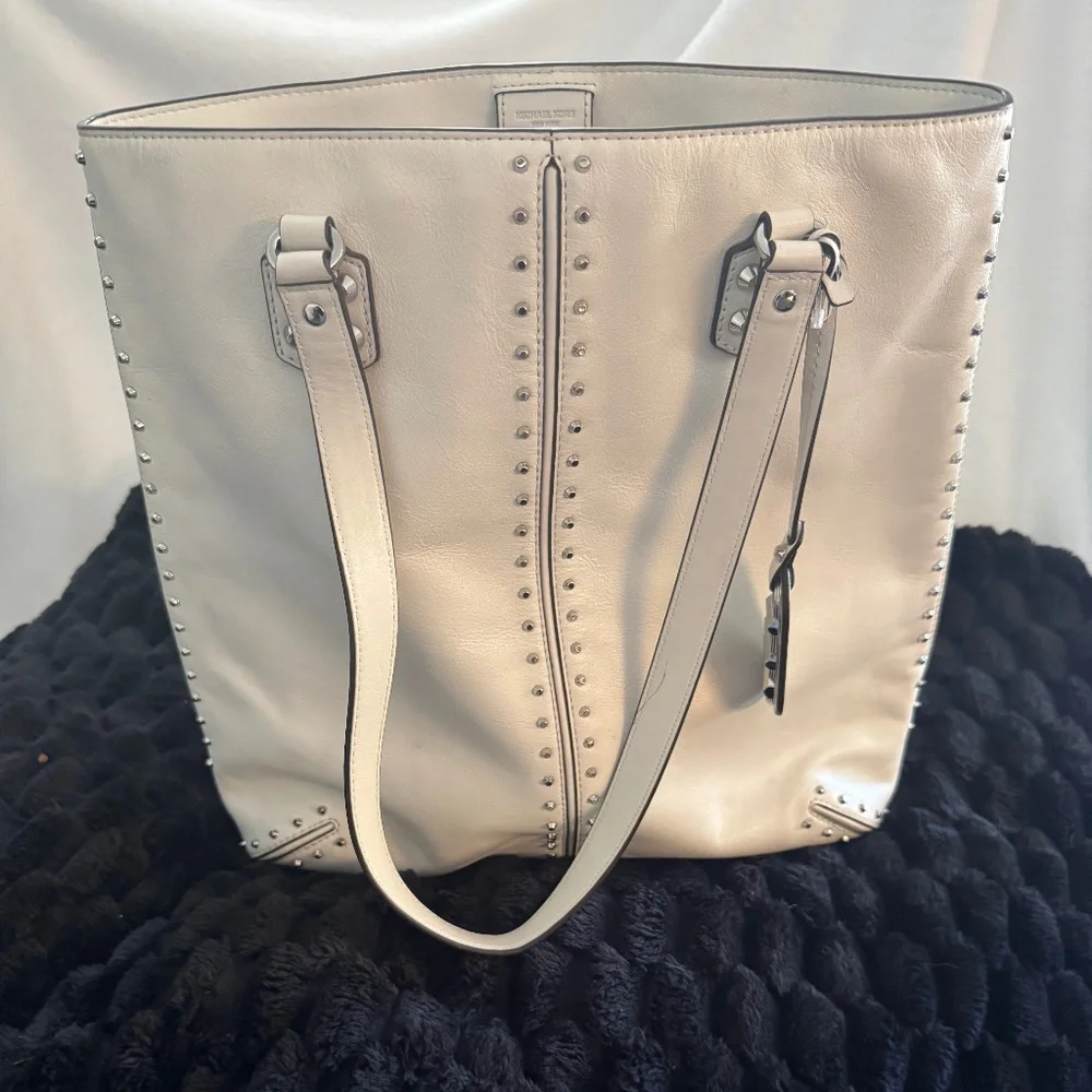 MICHAEL MICHAEL KORS Astor Large Studded Leather Tote Bag - Picture 1 of 13